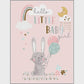 Baby Girl Bunny Greeting Card