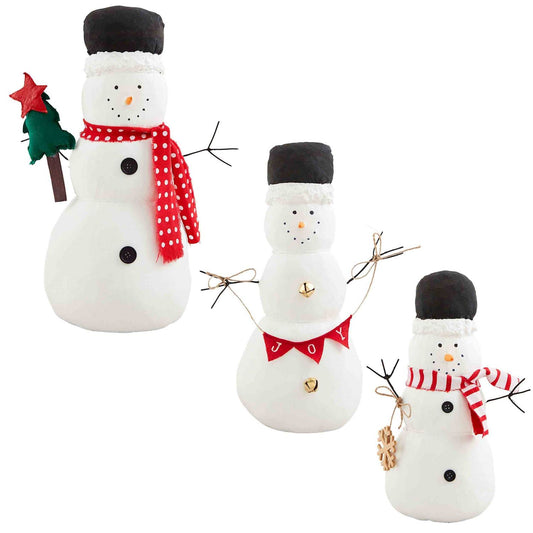 Canvas Snowman Sitters