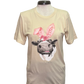 Cow Bunny Ears T Shirt