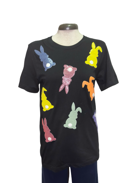 Sequin Easter Bunny TShirt