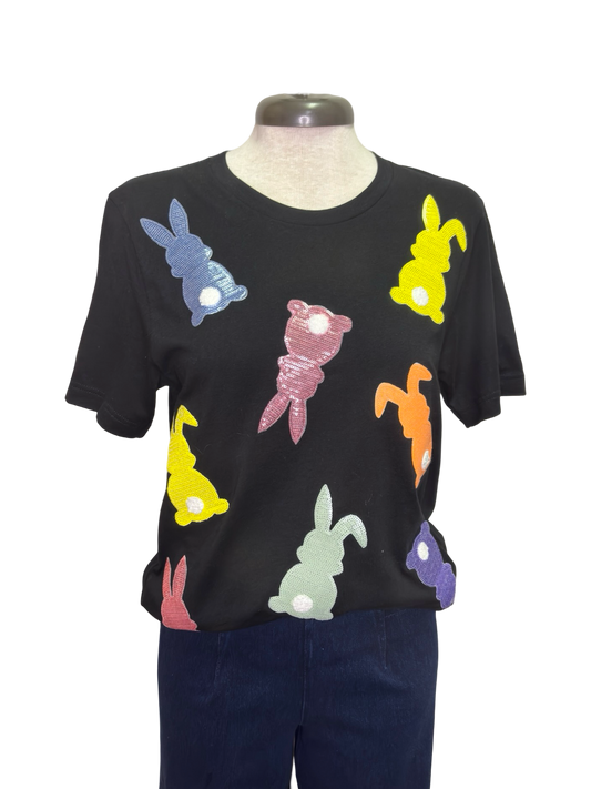 Sequin Easter Bunny TShirt