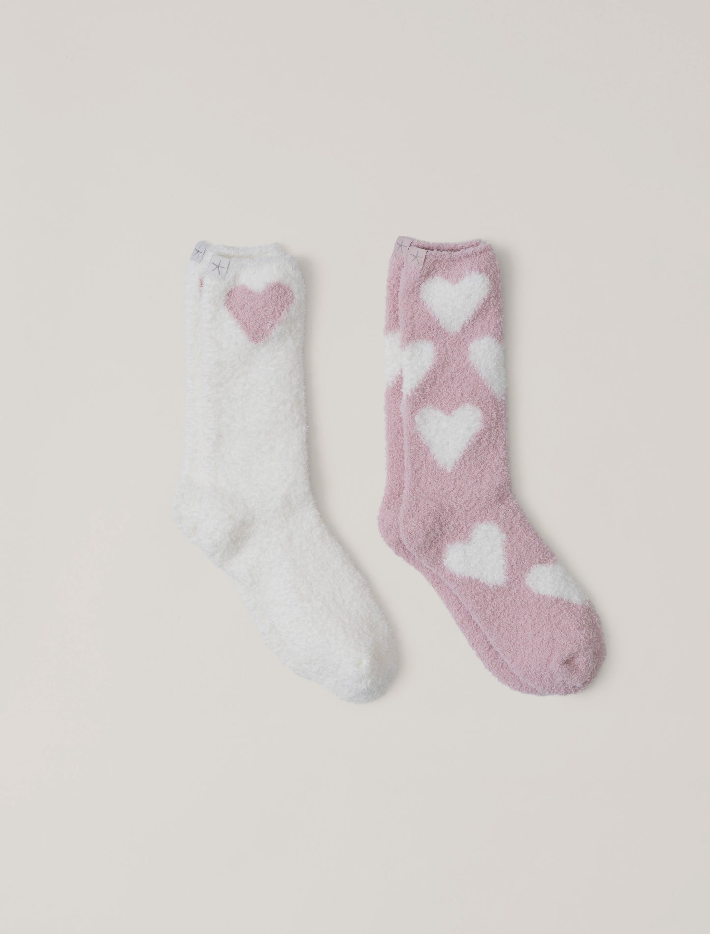 Cozy Chic Women's Heart Print Sock