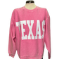 TEXAS Graphic Crewneck Pink