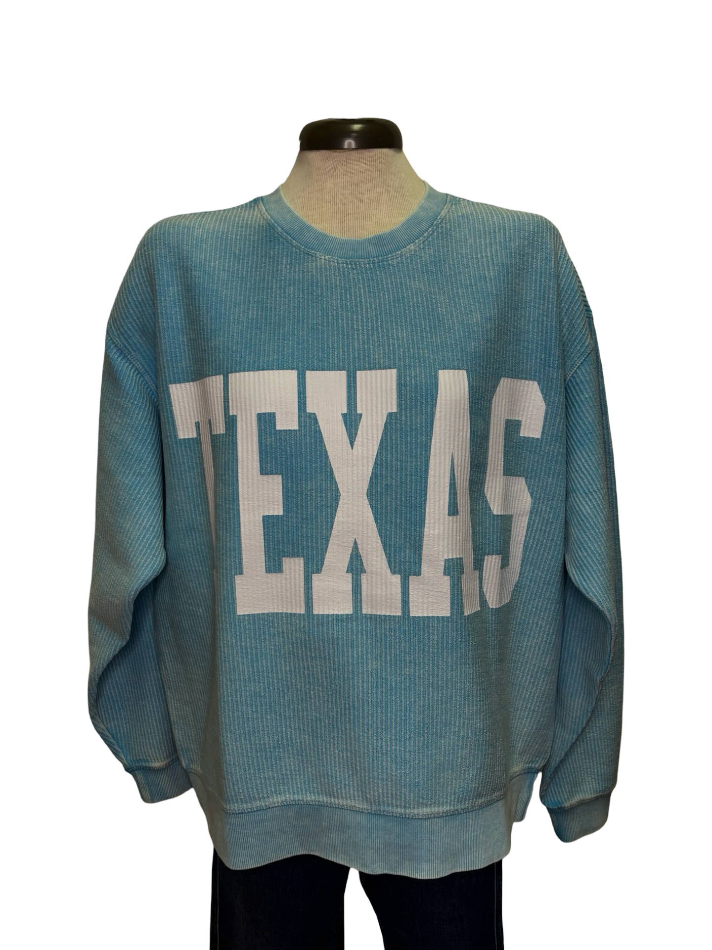 TEXAS Graphic Crewneck Sky Blue