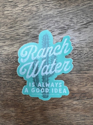 Ranch Water Sticker