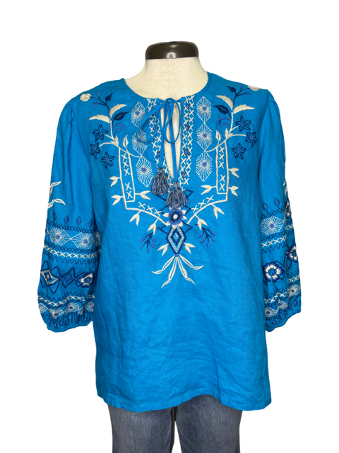 Blue Lagoon Taria Relaxed Blouse