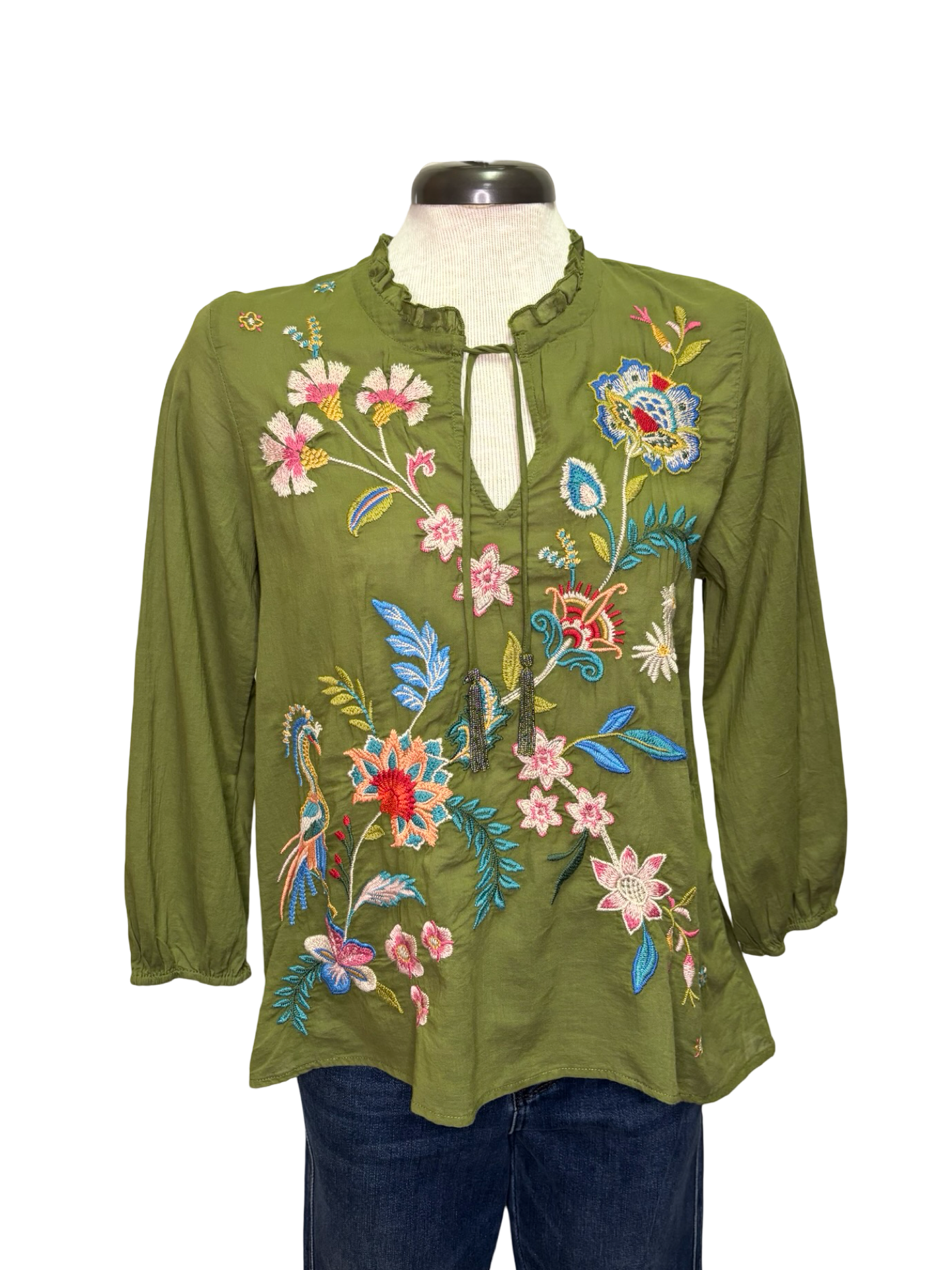 Field Blouse Malaya Moss