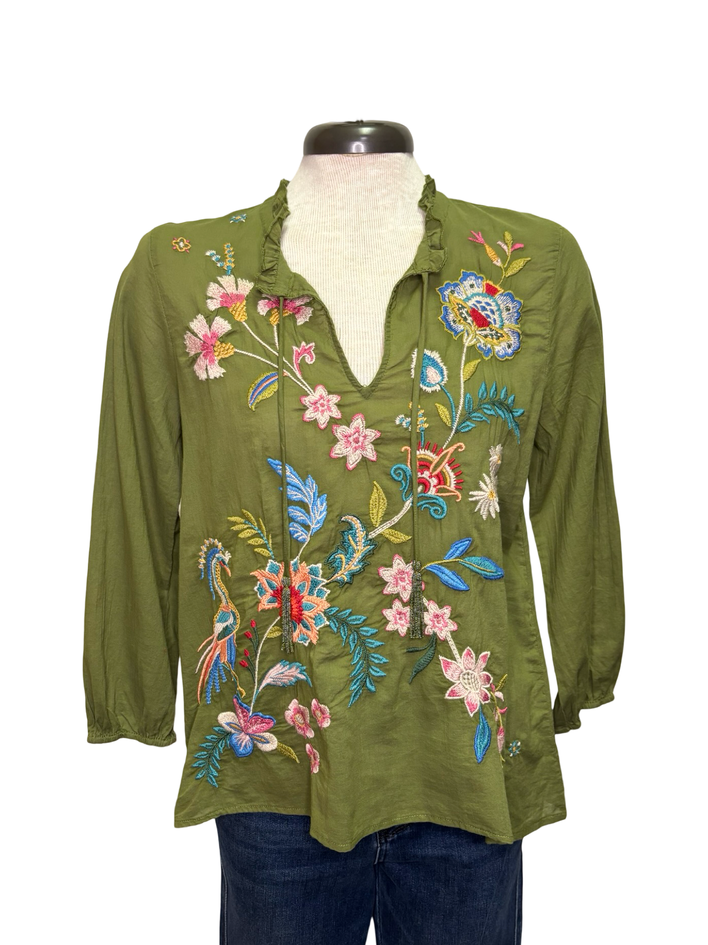 Field Blouse Malaya Moss