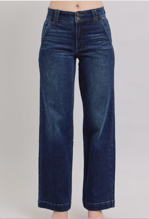 Judy Blue HW Wide Leg Jeans