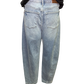 Judy Blue HW Side Panel Barrel Leg Jeans