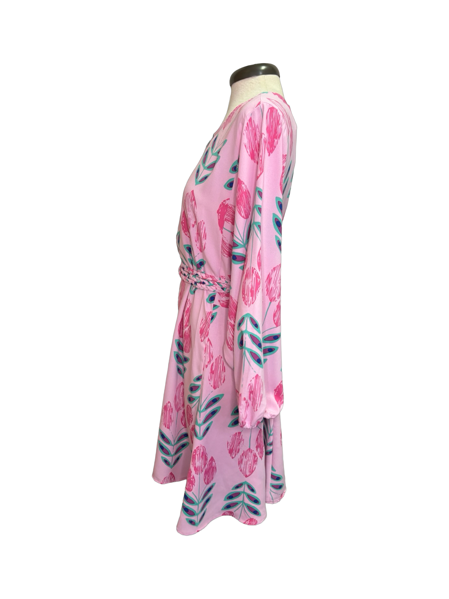 Dutton Flounce Dress Pink One Size