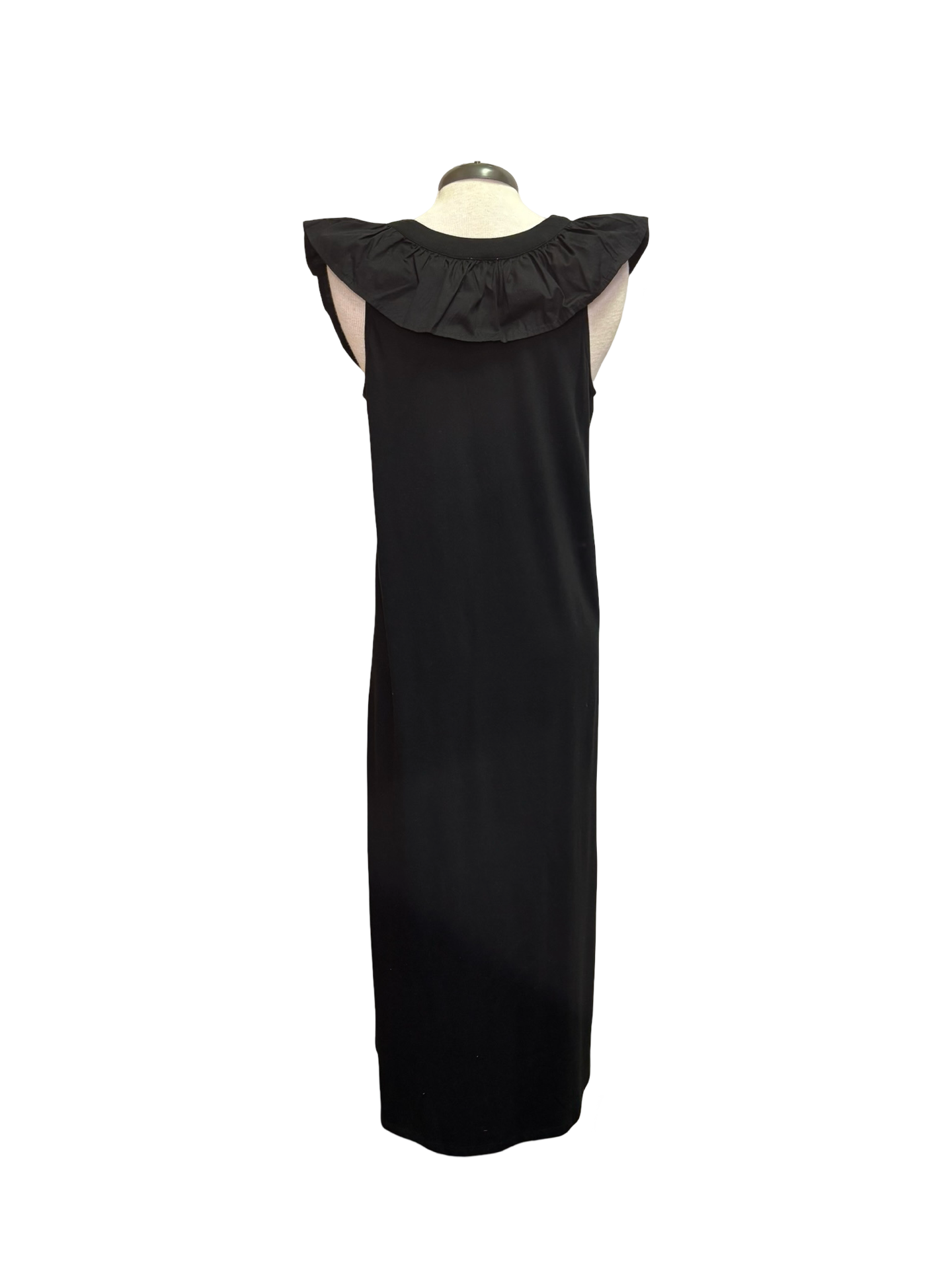 Kimi Ruffle Maxi Dress Black