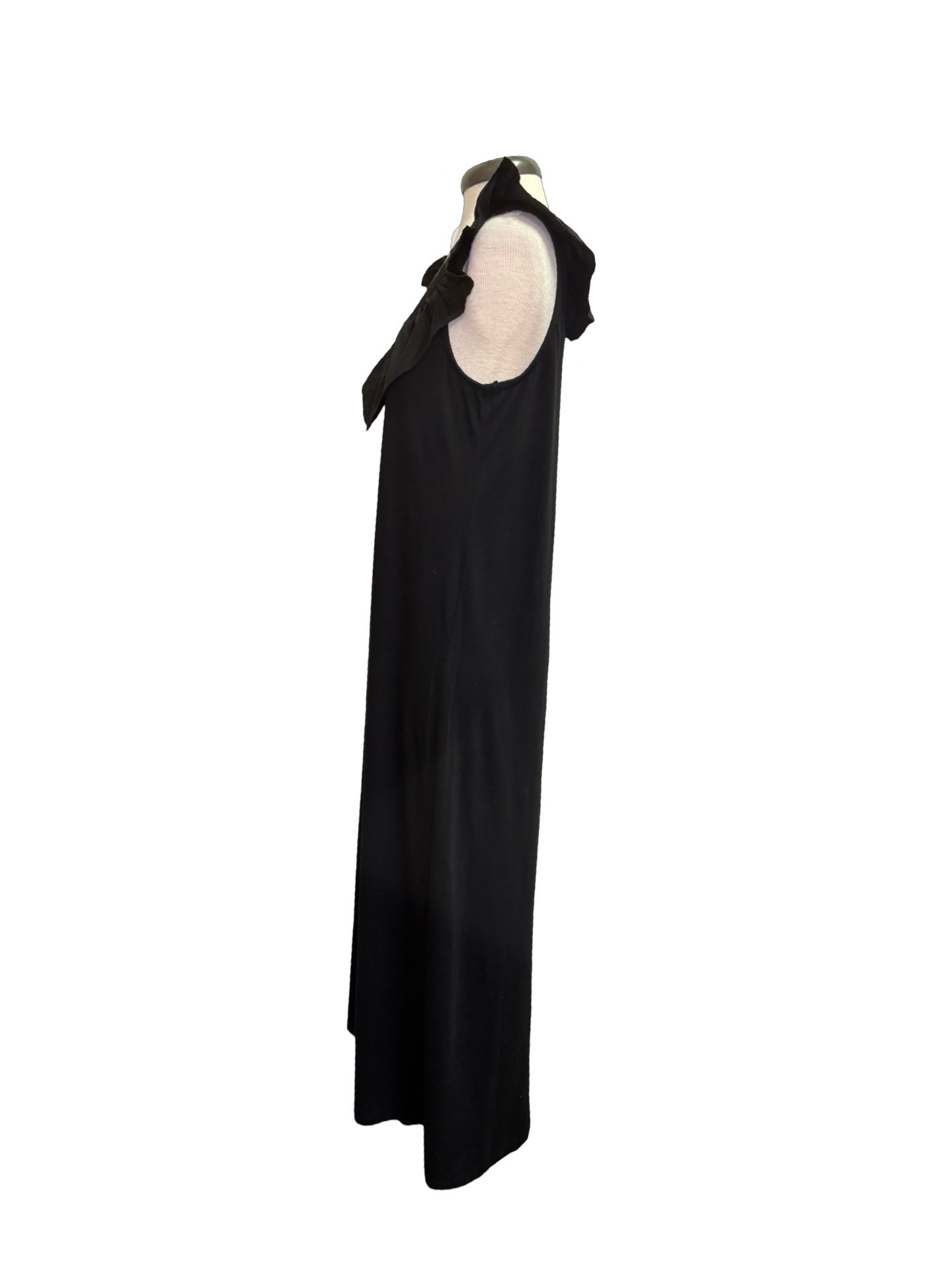 Kimi Ruffle Maxi Dress Black