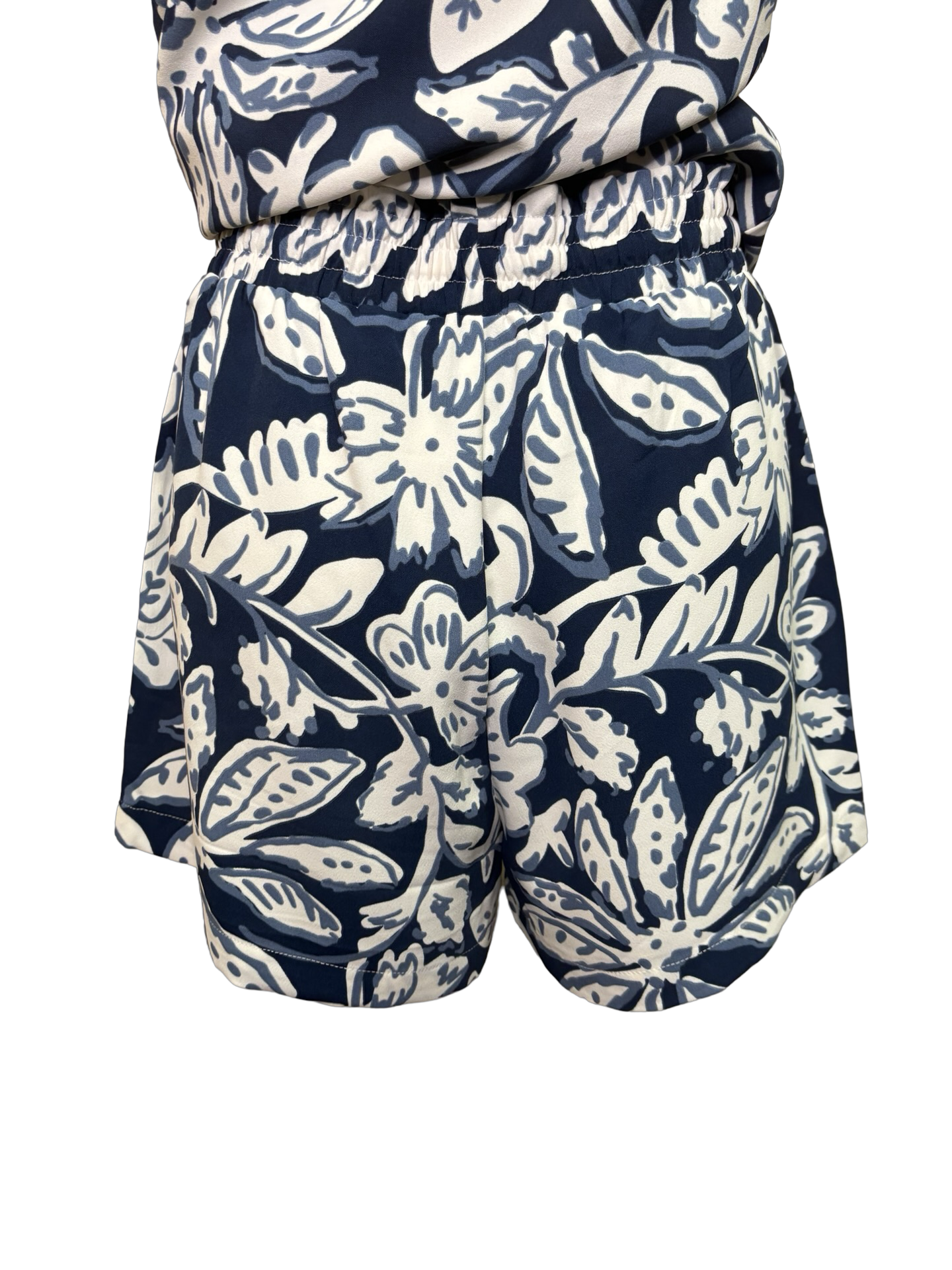 Marlo Printed Shorts Navy