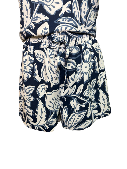 Marlo Printed Shorts Navy