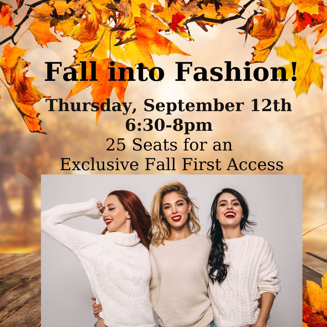 Fall into Fashion Ticket