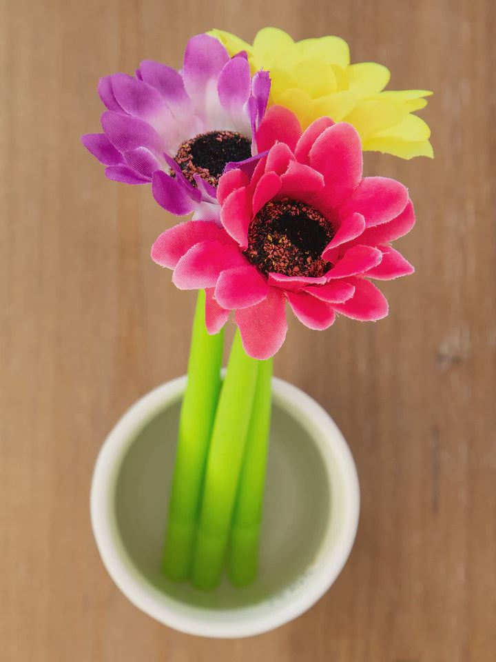 Happy Gel Ink Pens S/3 Gerber Daisies