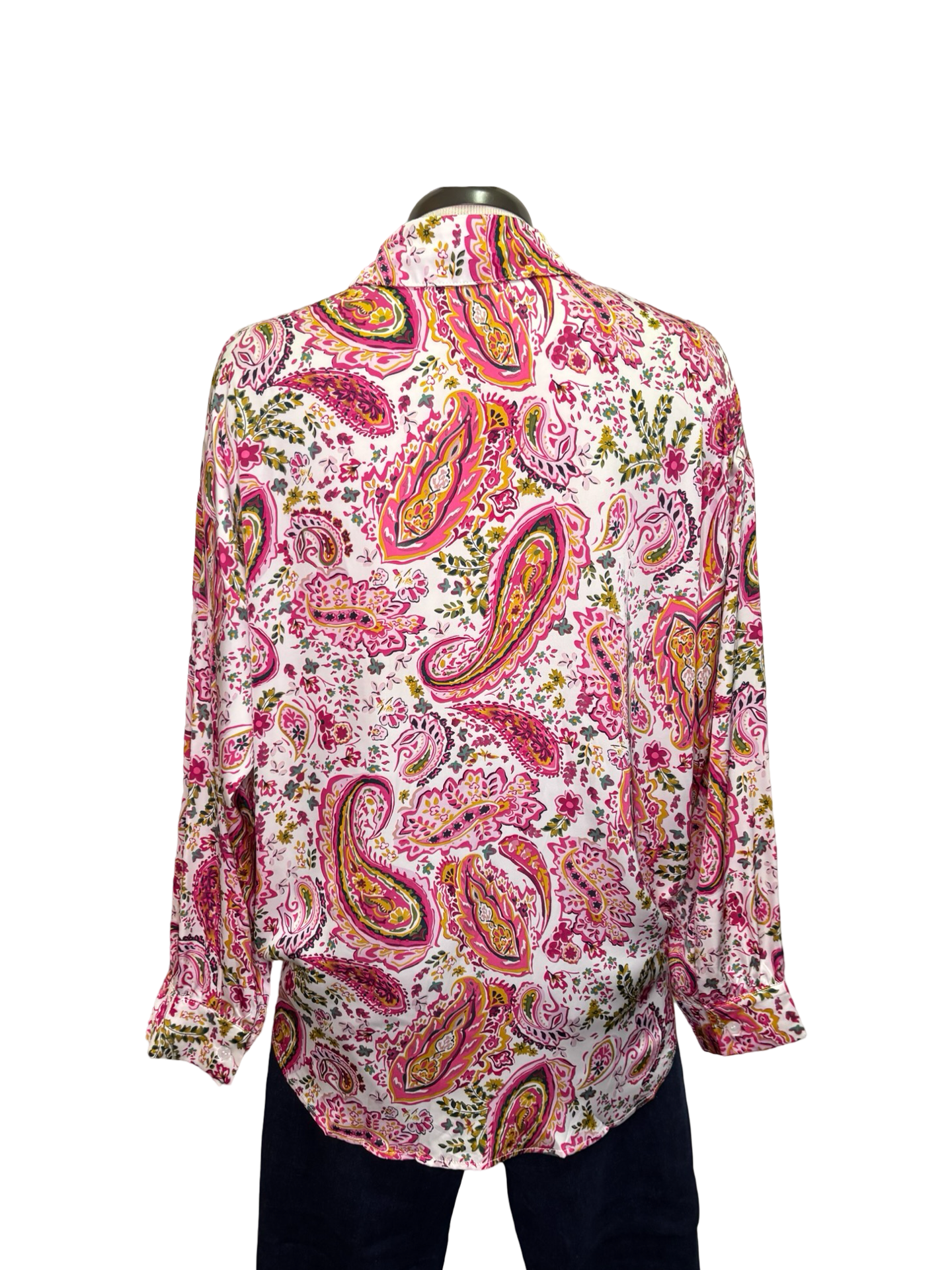 Pink Paisley Blouse