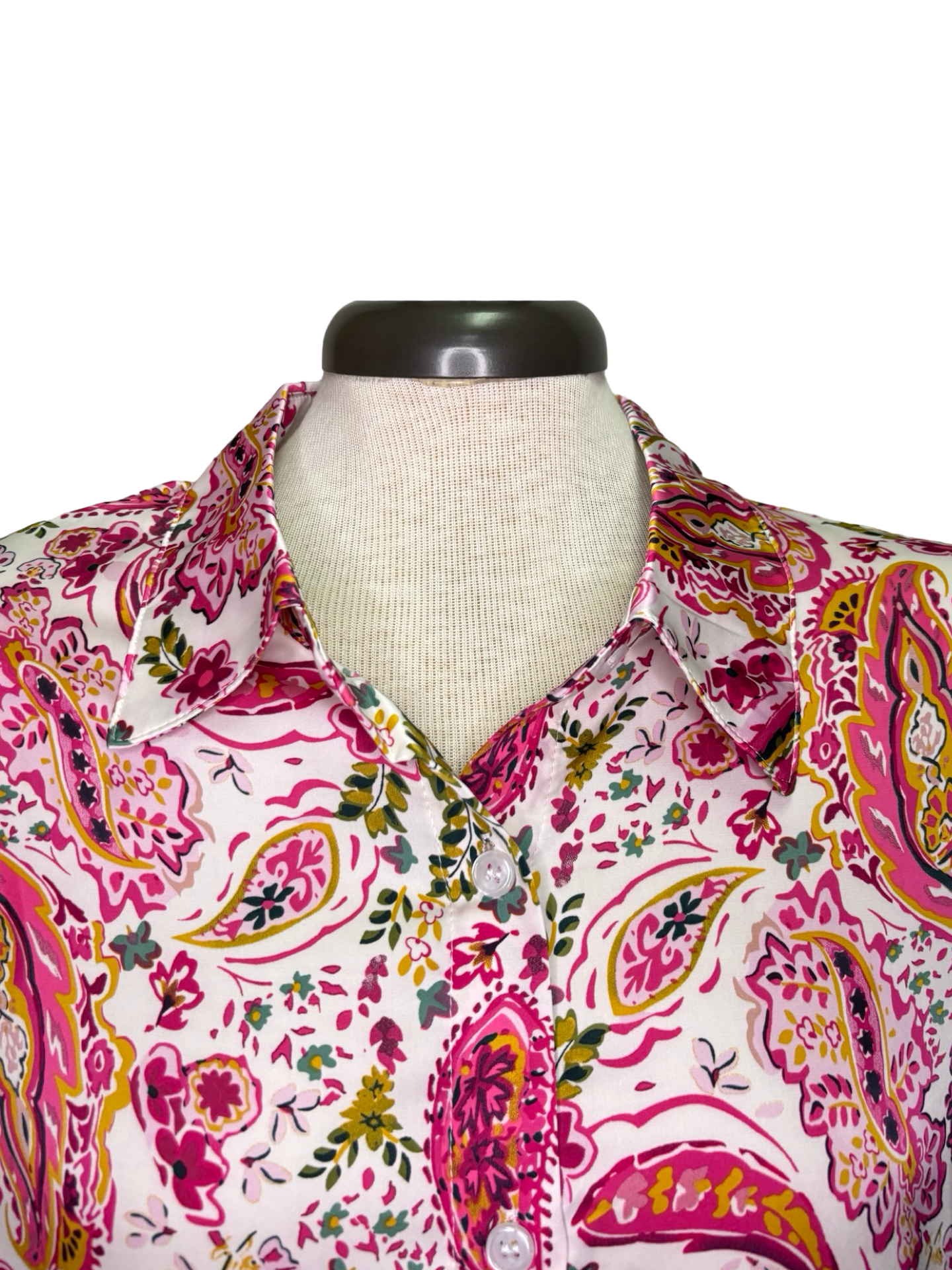 Pink Paisley Blouse