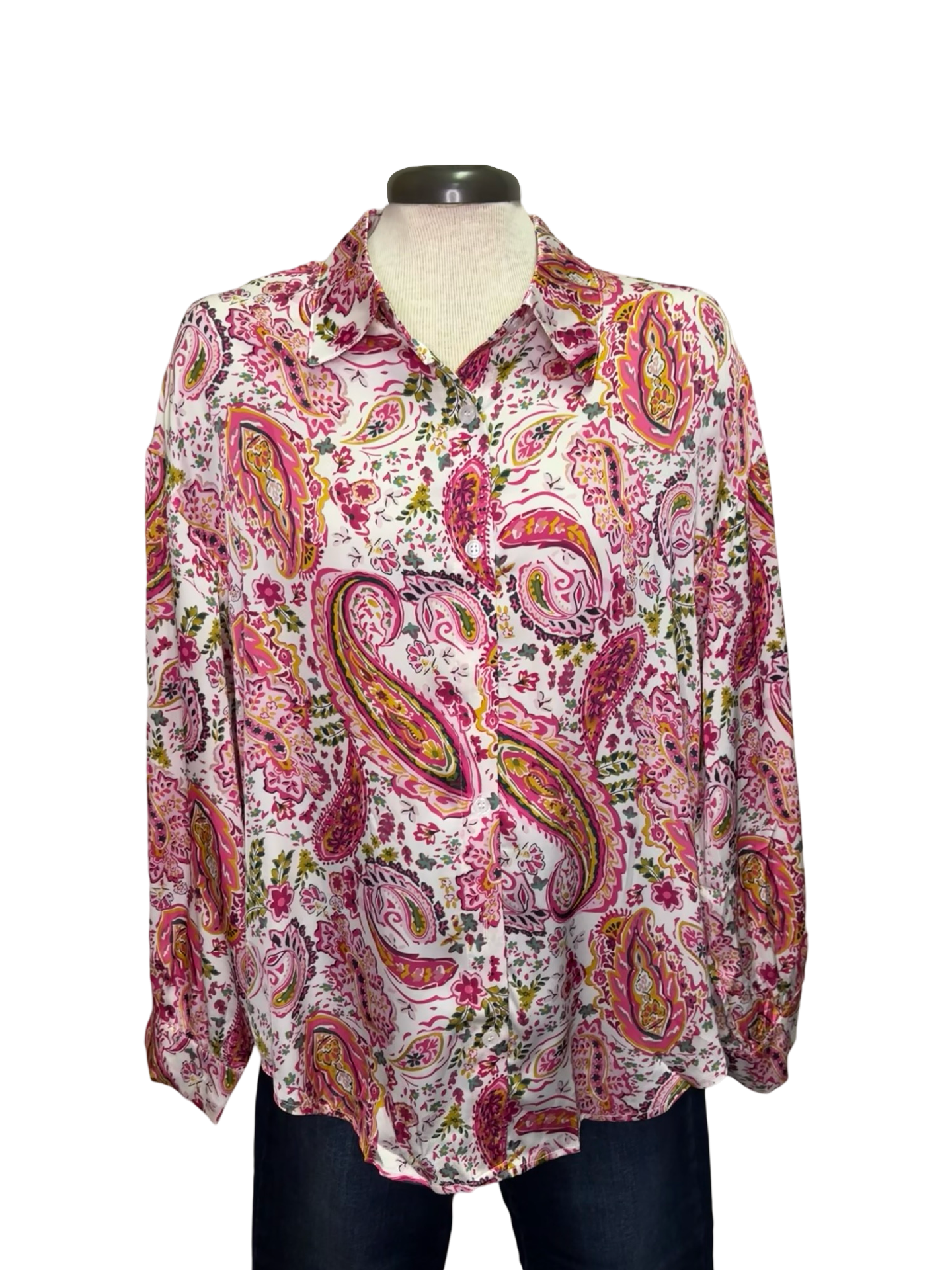 Pink Paisley Blouse