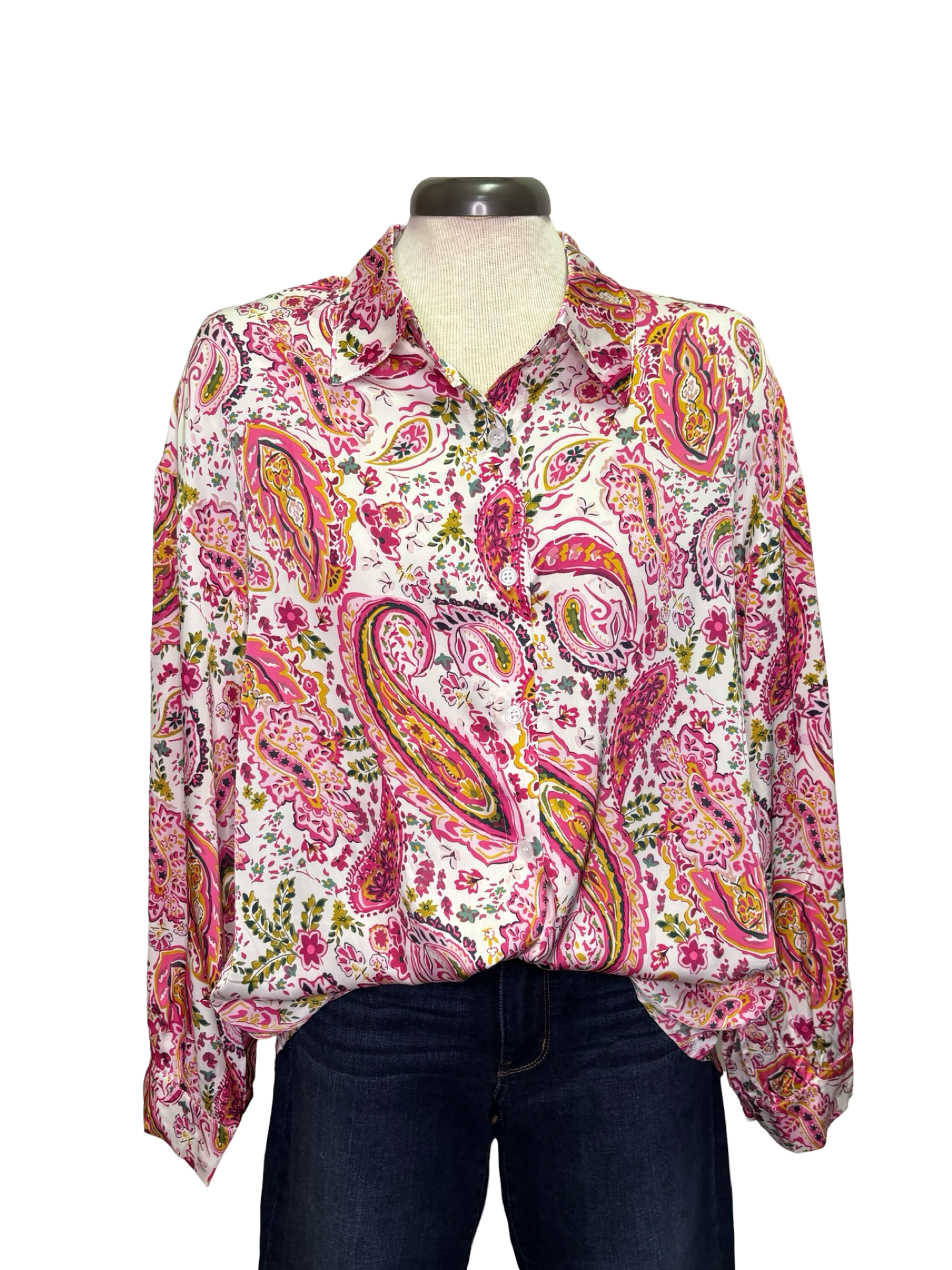 Pink Paisley Blouse