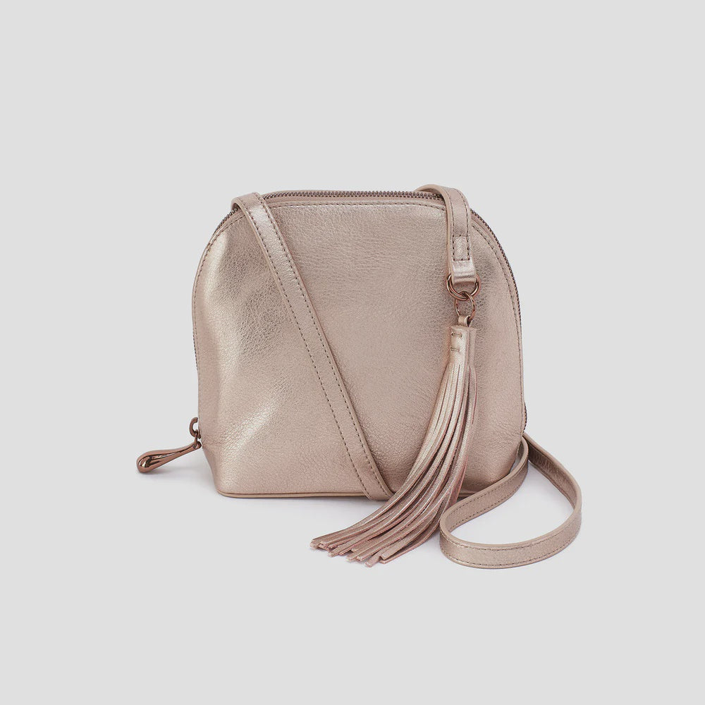 Nash Crossbody by Hobo in Pink Gold Metallic