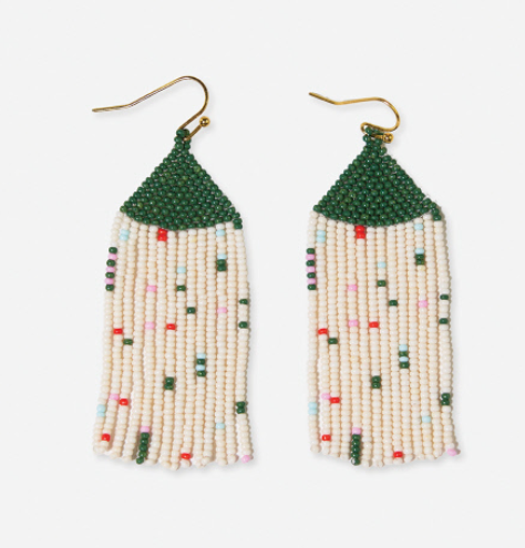 Agnes Confetti Fringe Earring Fair Isle