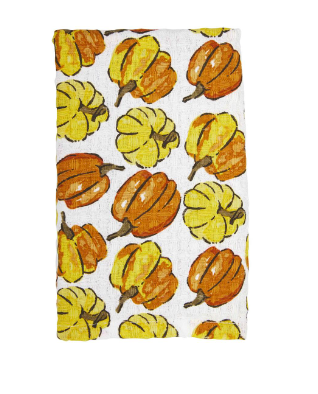 Orange Yellow Pumpkin Towel