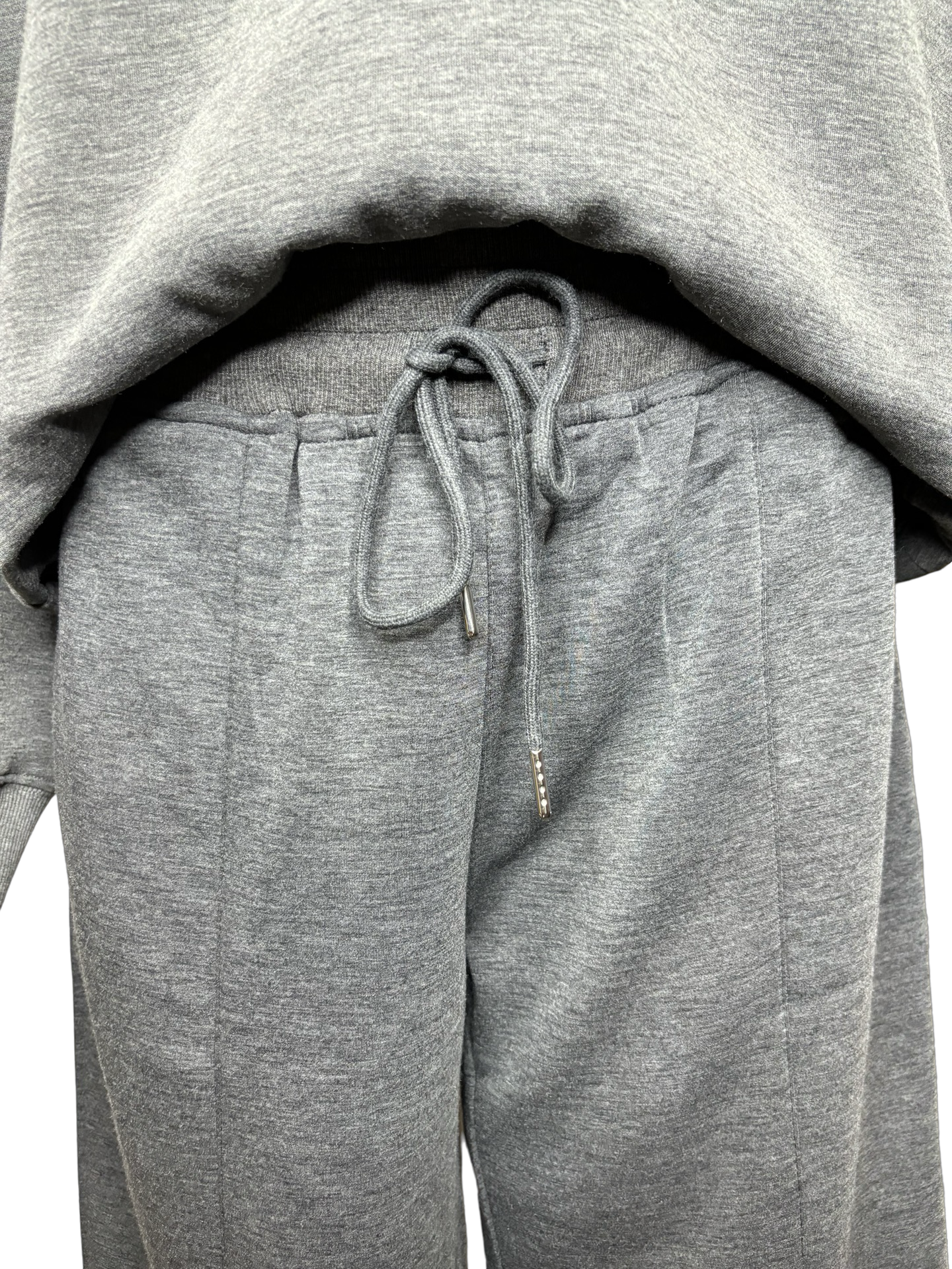 Soft Knit Drawstring Pant Charcoal