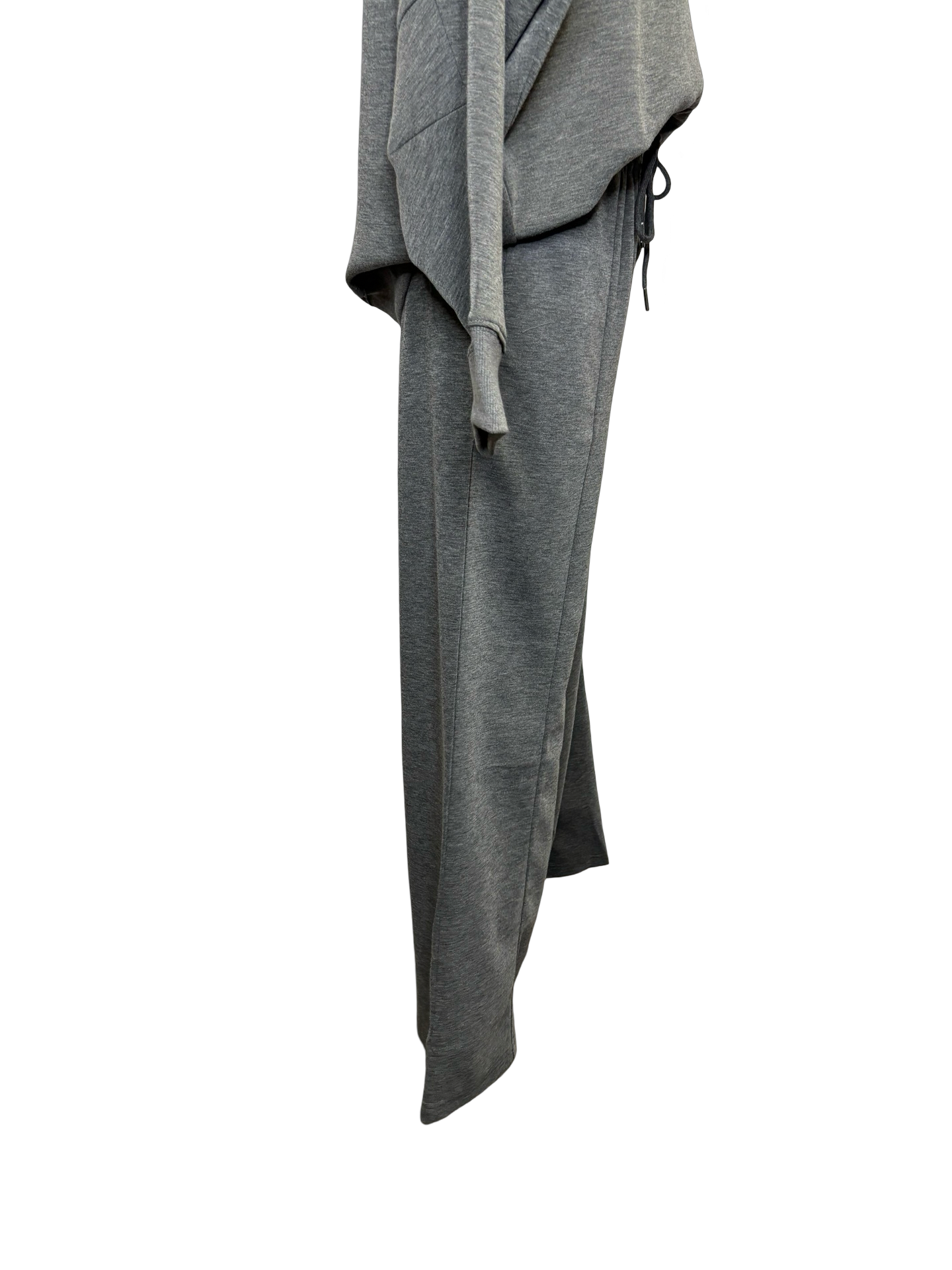 Soft Knit Drawstring Pant Charcoal