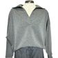 Soft Knit Long Sleeve Top Charcoal