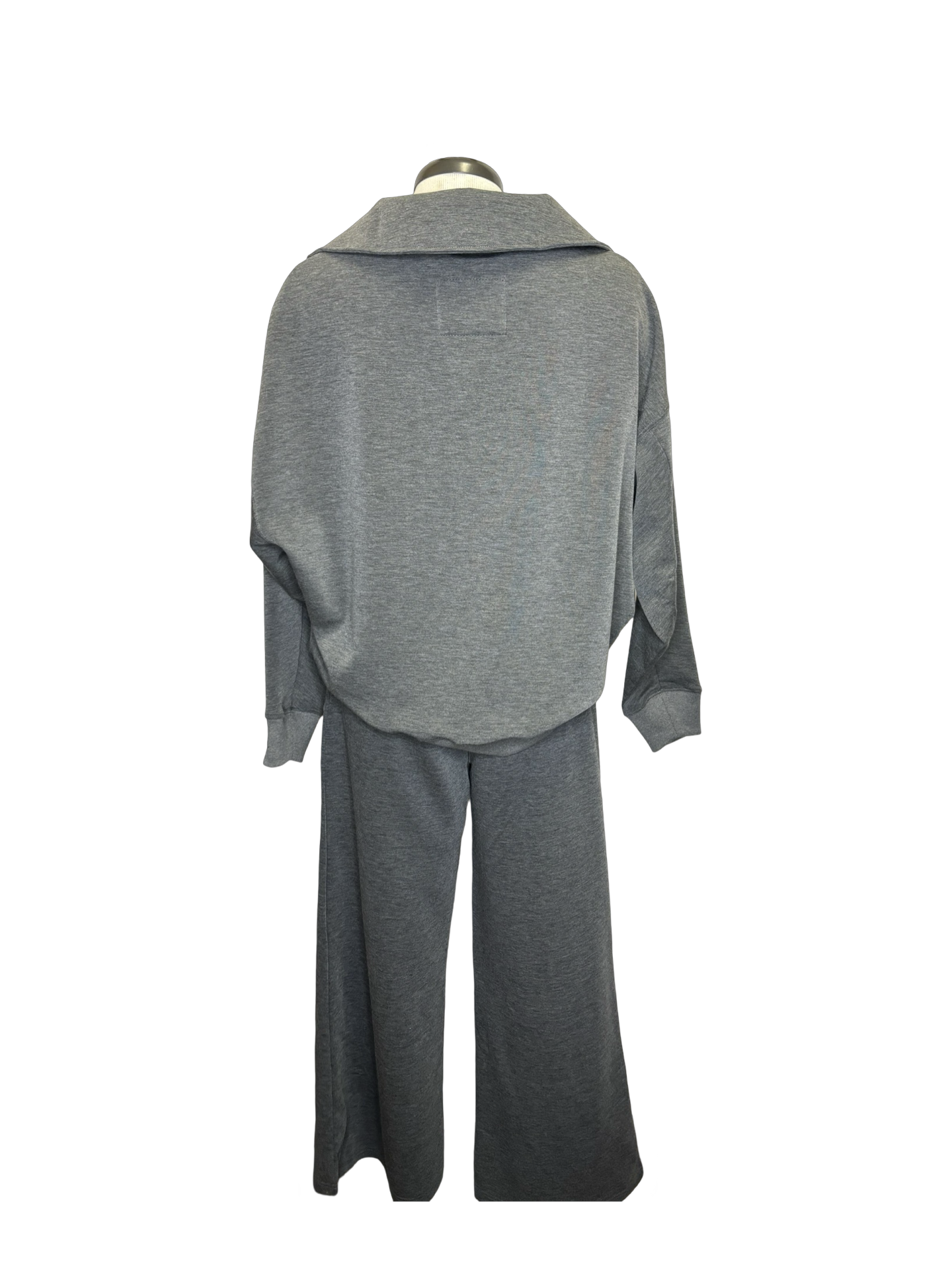 Soft Knit Drawstring Pant Charcoal