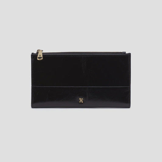 Jill Large Bifold Wallet by Hobo in Black