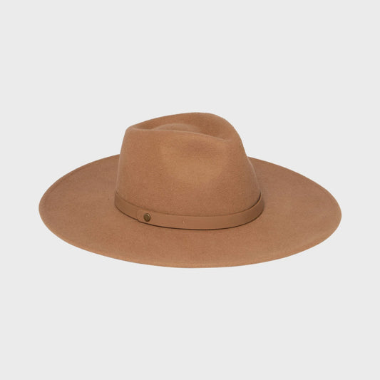 Ramona Women's Wool Felt Fedora Camel