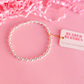 BB Mini Katy Silver Beaded Bracelet