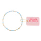 BB Pastel Blue & White Sprinkle Bracelet