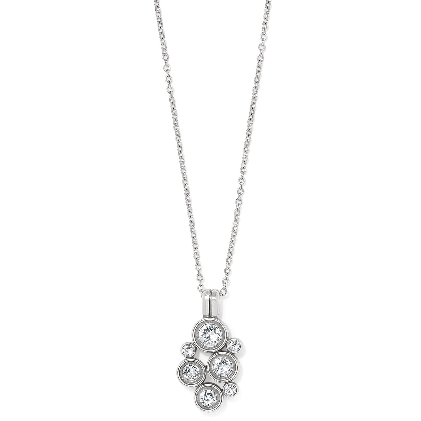 Constella Cluster Necklace Silver