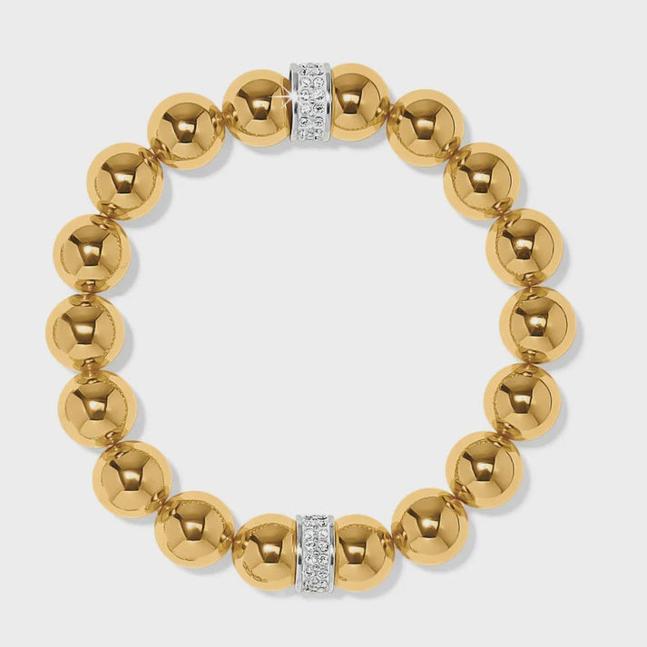 Meridian Stretch Bracelet Gold