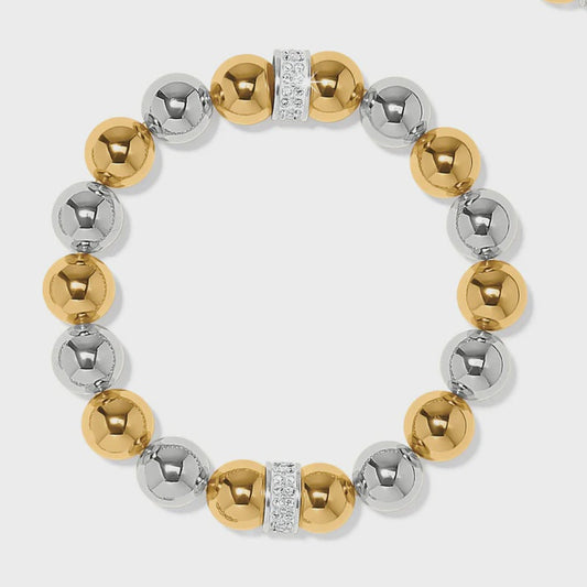 Meridian Stretch Bracelet Two Tone