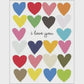 Love Hearts Greeting Card