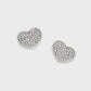 Illumina Celeste Heart Post Earrings