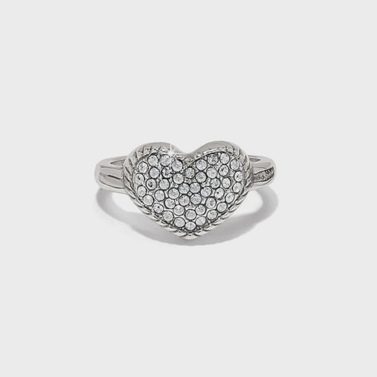 Illumina Celeste Heart Ring Silver