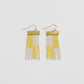 Scout Stripes Fringe Earrings Lemon