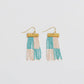 Scout Stripes Earrings Turquoise