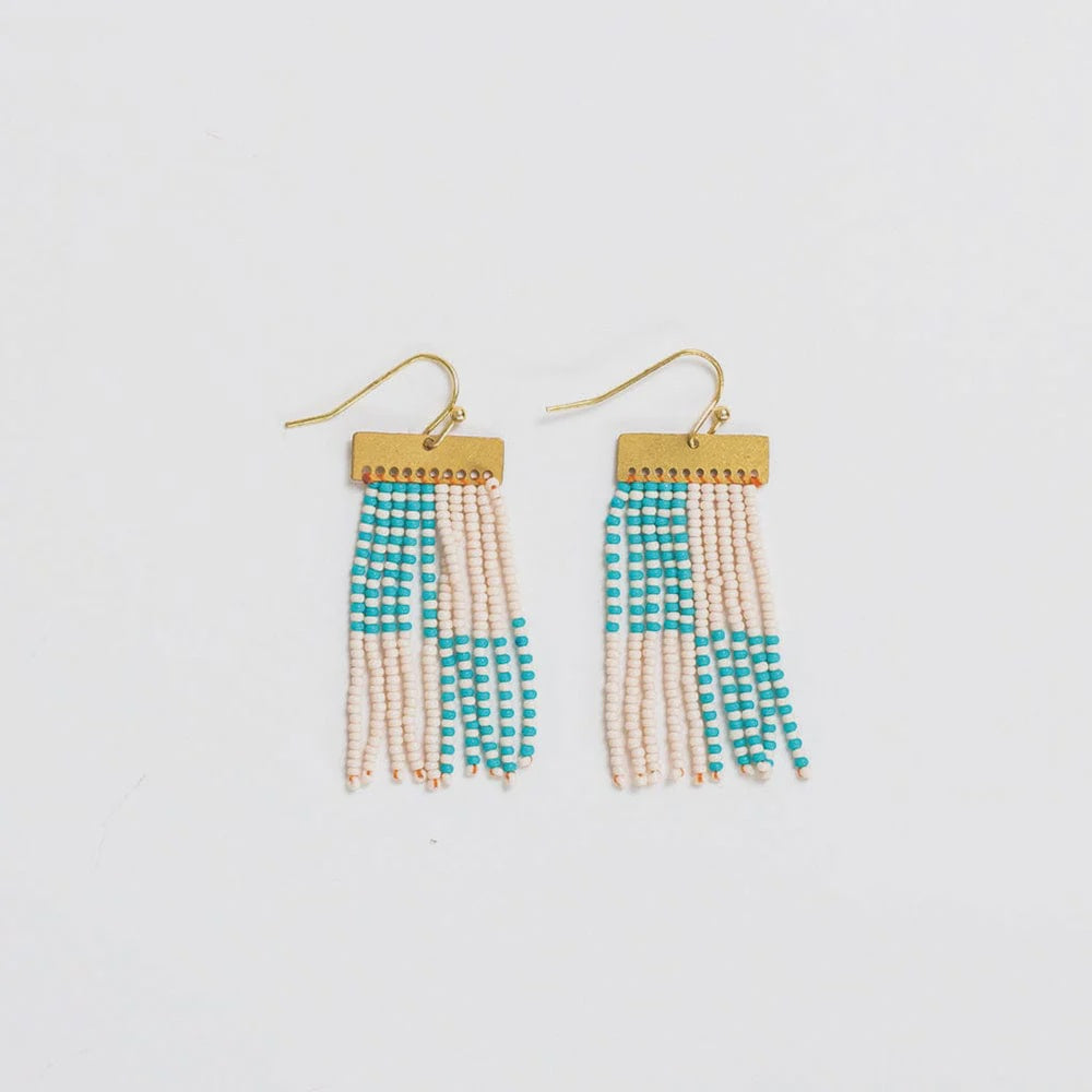 Scout Stripes Earrings Turquoise