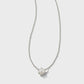 Ashton Pearl Pendant Necklace Silver