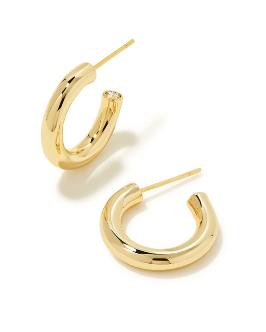 Colette Huggie Earrings Gold