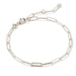 Courtney Paperclip Bracelet Silver