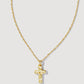 Cross Pendant Necklace Gold