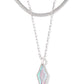 Evelyn Multi Strand Necklace Silver Rock Crystal